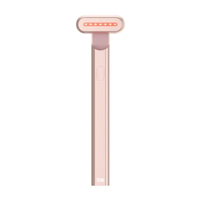 Advanced Skincare Wand With Red Light Therapy Rose Gold