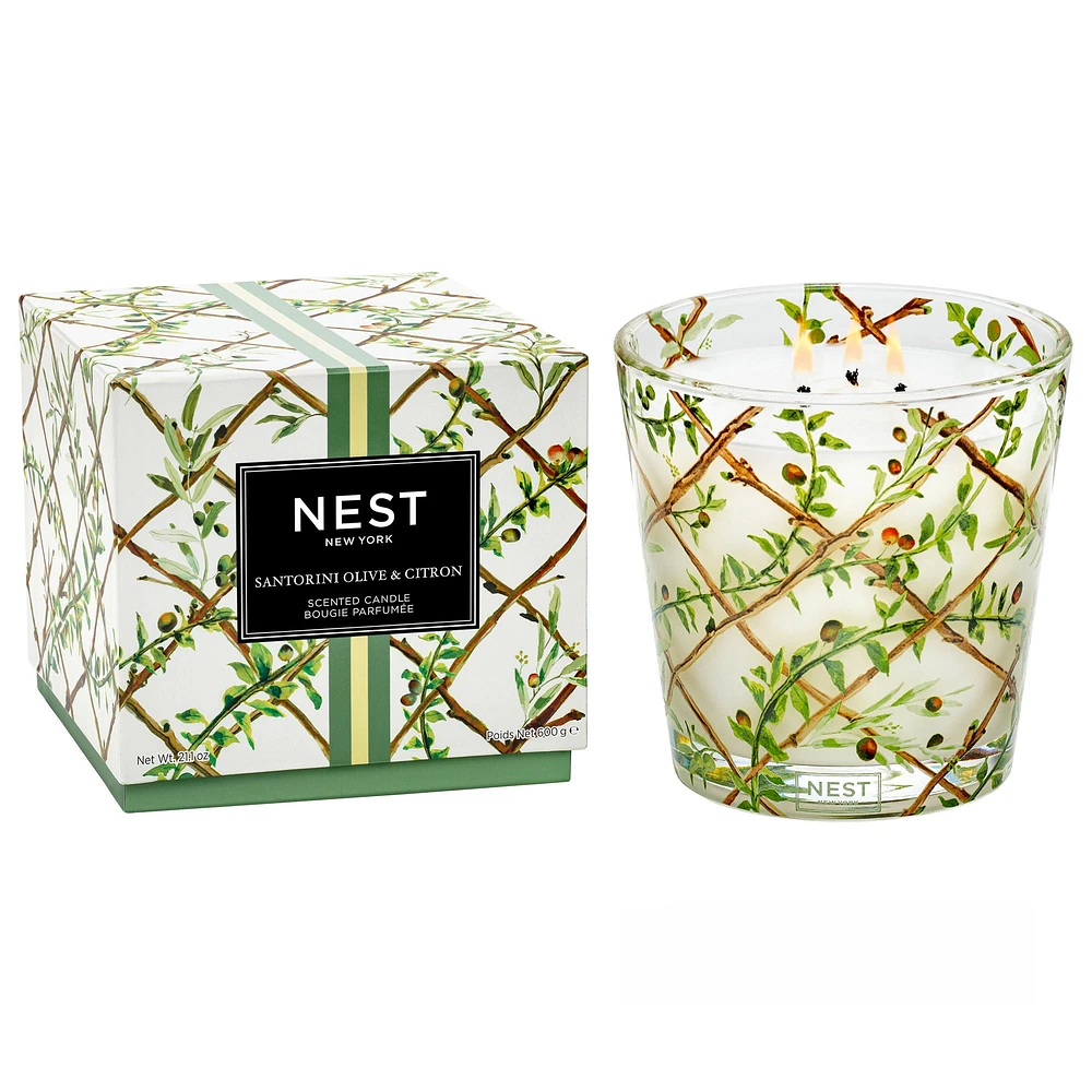 Santorini Olive and Citron Candle