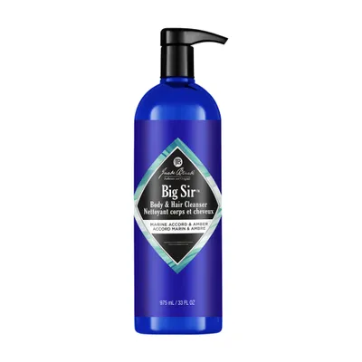 Big Sir Body and Hair Cleanser with Marine Accord and Amber 33 fl oz 975 ml
