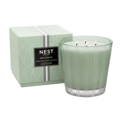 Wild Mint and Eucalyptus Candle 43.7 oz (4-Wick)