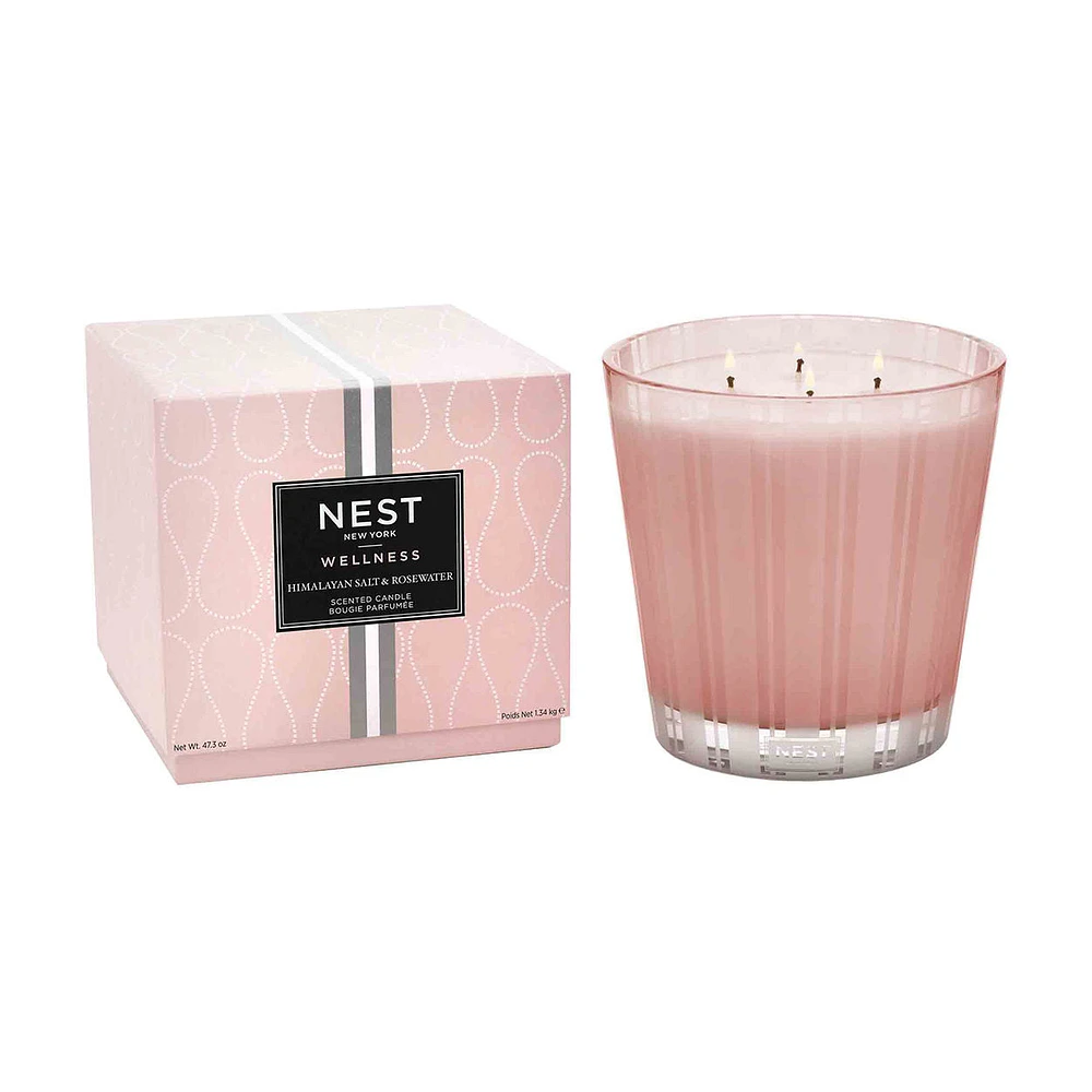 Himalayan Salt and Rosewater Candle