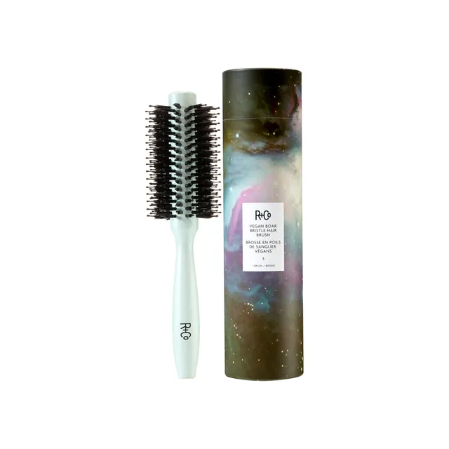 T3 Polish & Shine Premium Vegan Boar and Nylon Oval Brush