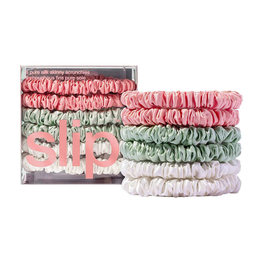 Pure Silk Skinny Scrunchies