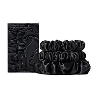 Back to Basics Assorted Scrunchies Black