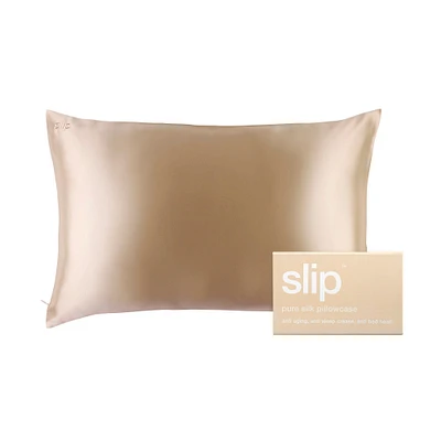 Pure Silk Queen Pillowcase Caramel