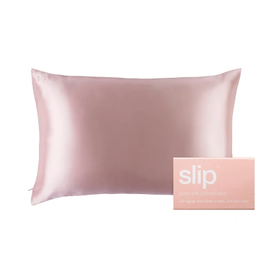 Pure Silk Queen Pillowcase Pink