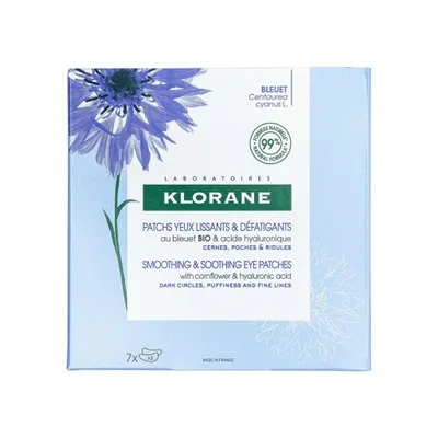 Smoothing and Soothing Eye Patches With Cornflower and Hyaluronic Acid
