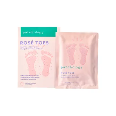 Rosé Toes Renewing and Protecting Foot Mask