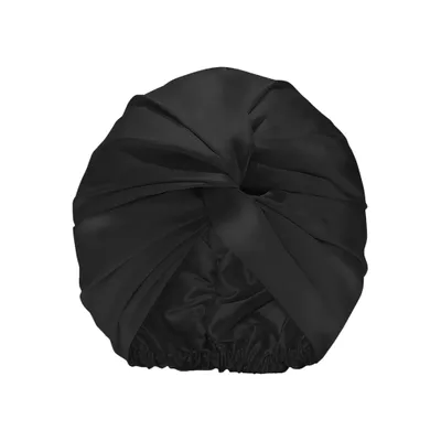 Pure Silk Black Turban