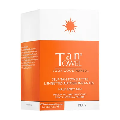 Classic Half Body Self-Tan Towelette 10 Pack Dark