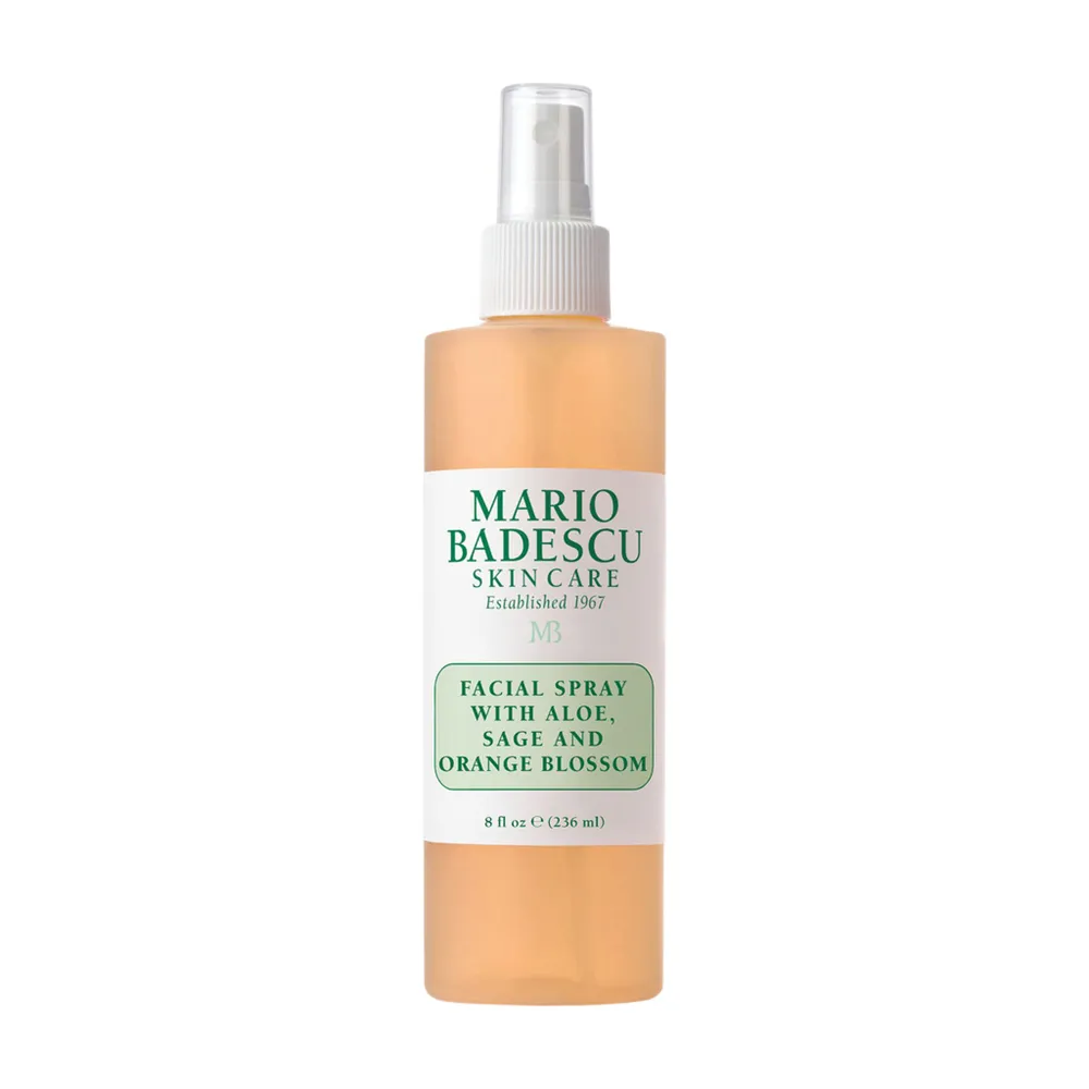 Facial Spray With Aloe, Sage and Orange Blossom 8oz