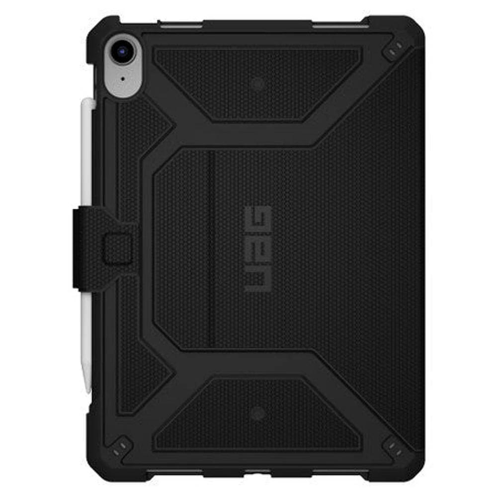 Metropolis Folio Rugged Case Black for iPad 10.9 2022 (10th Gen)