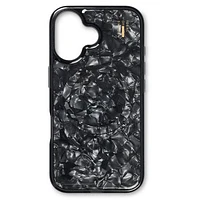 Coque nacrée MagSafe noire pour iPhone 16 Pro Max