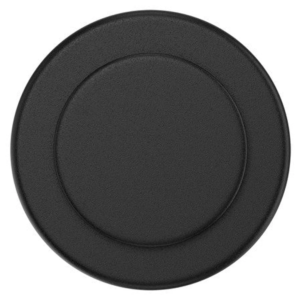 PopGrip For MagSafe Round with Adapter Ring Black