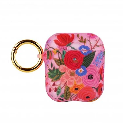AirPods Gen1/2 Rifle Paper Clear Blush Garden Party Case w/ Circular Ring