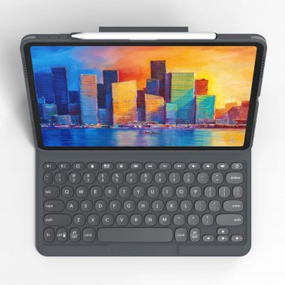 iPad Pro 12.9 (2018-2022) / 13 AIR ZAGG Charcoal Pro Keys Keyboard