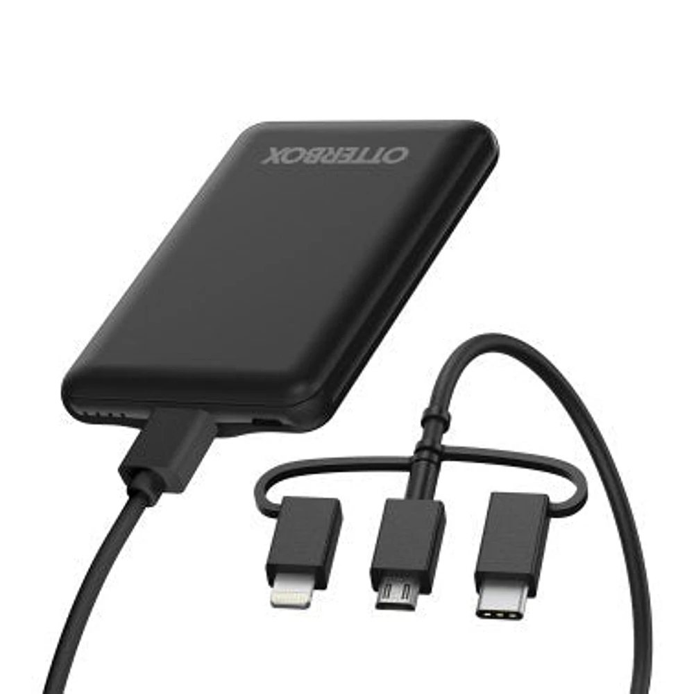 Otterbox 5,000 mAh 3-in-1 Portable Power Bank Mobile Charging Kit