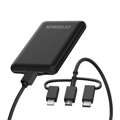 Otterbox 5,000 mAh 3-in-1 Portable Power Bank Mobile Charging Kit
