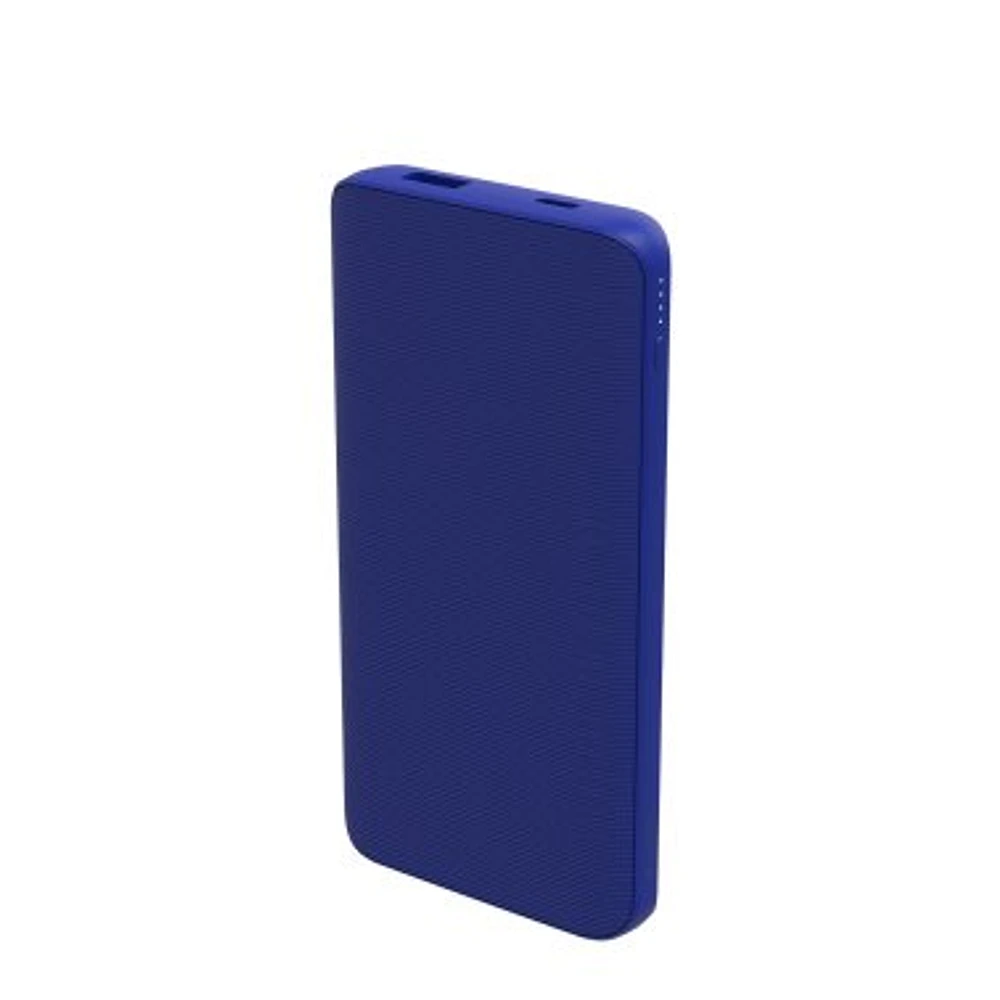 Banque d'alimentation portable Power Boost de 10 000 mAh de Mophie - cobalt 