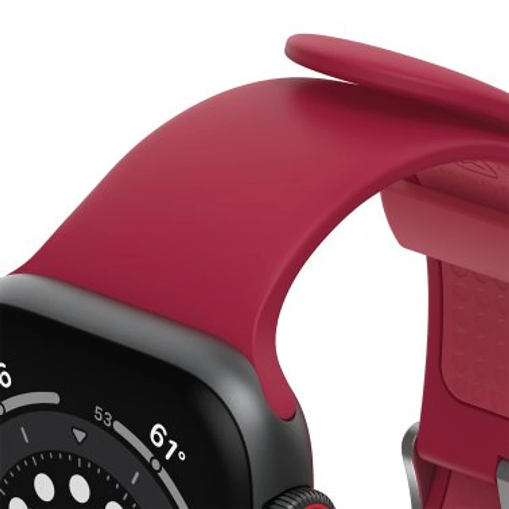 Bracelet de montre Otterbox Apple Watch 42/44/45 mm - Rose - Rouge Rubellite