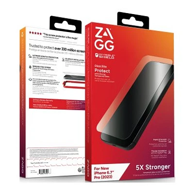 iPhone 15 Pro Max ZAGG InvisibleShield Glass Elite Screen Protector