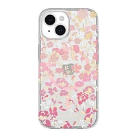 Étui de protection rigide MagSafe Kate Spade pour iPhone 13/14/15 - Parterre fleurs