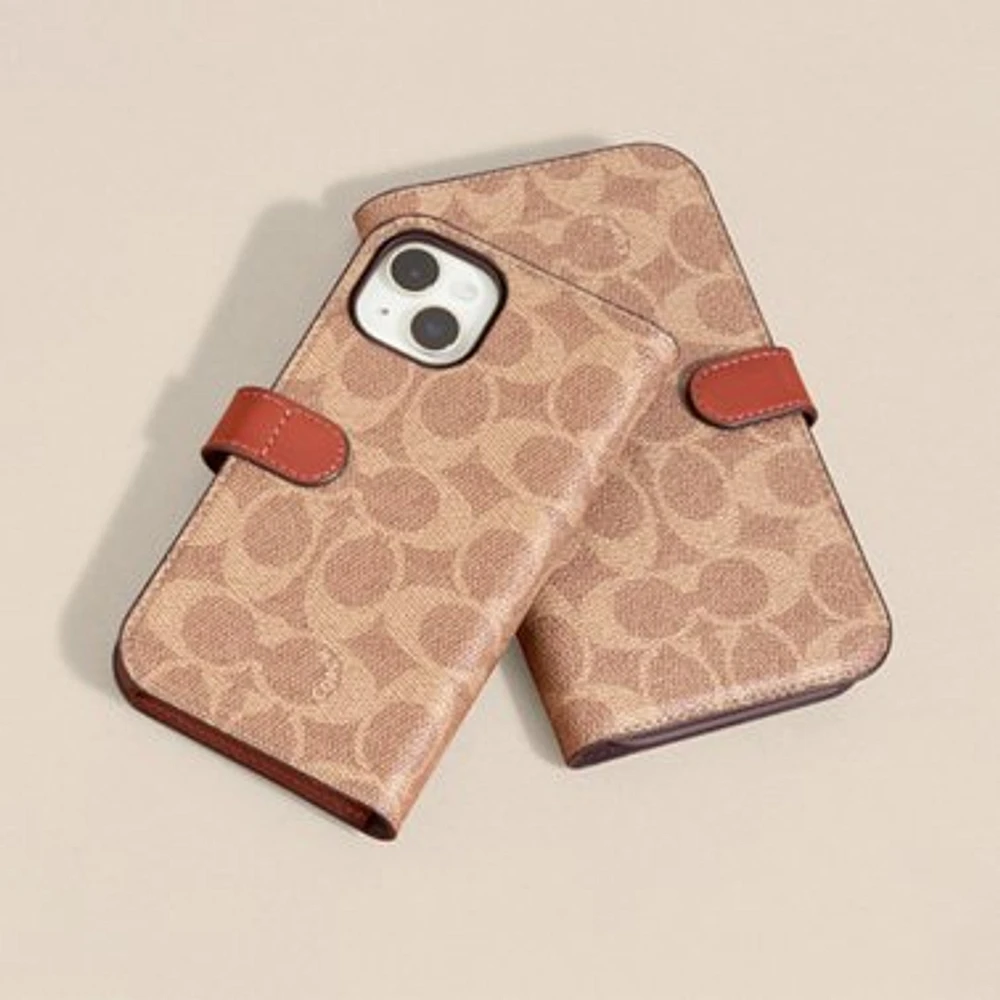 iPhone // Coach Folio Signature C Case