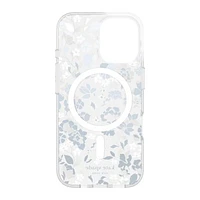 iPhone 16 Kate Spade Protective Hardshell MagSafe Case - Flowerbed Blue