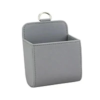Car Phone Holder Mount Air Vent Hanging Storage Box Mobile Bag PU Leather Glasses Organizer Support Accessories
