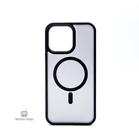 iPhone 14 Pro Max Aura Black Case w/Magsafe -PREMIUM ALLOY BUTTONS BULK