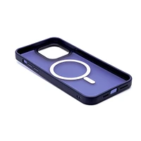 iPhone 14 Pro Max Navy Blue Case w/Magsafe - PREMIUM ALLOY BUTTONS BULK