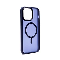 iPhone 14 Pro Max Navy Blue Case w/Magsafe - PREMIUM ALLOY BUTTONS BULK