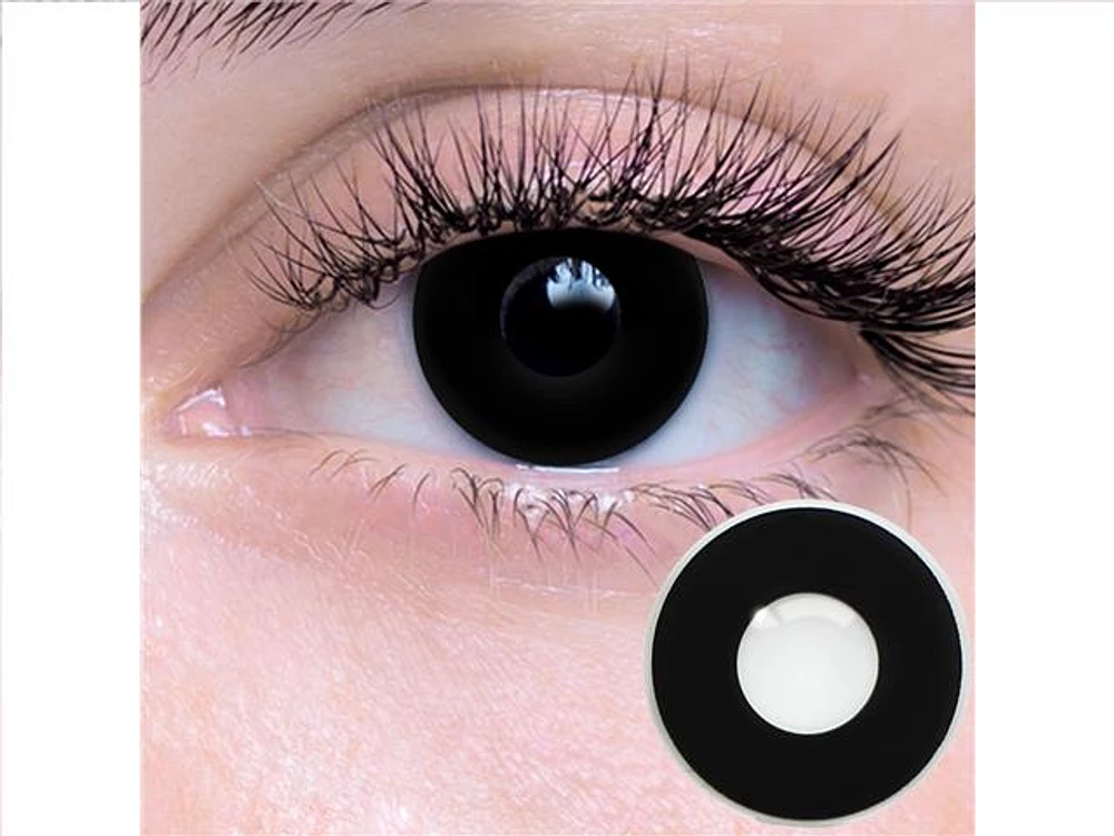 09.000 Black Out Contact Lenses