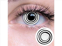 09.052 Black Spiral Contact Lenses