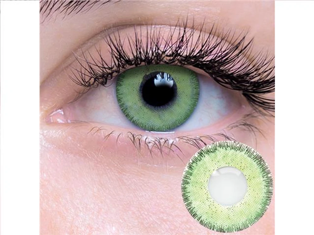 09.501 3 Tone Green Contact Lenses