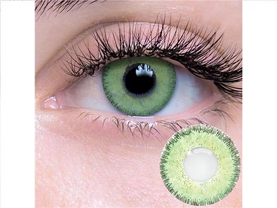 09.501 3 Tone Green Contact Lenses