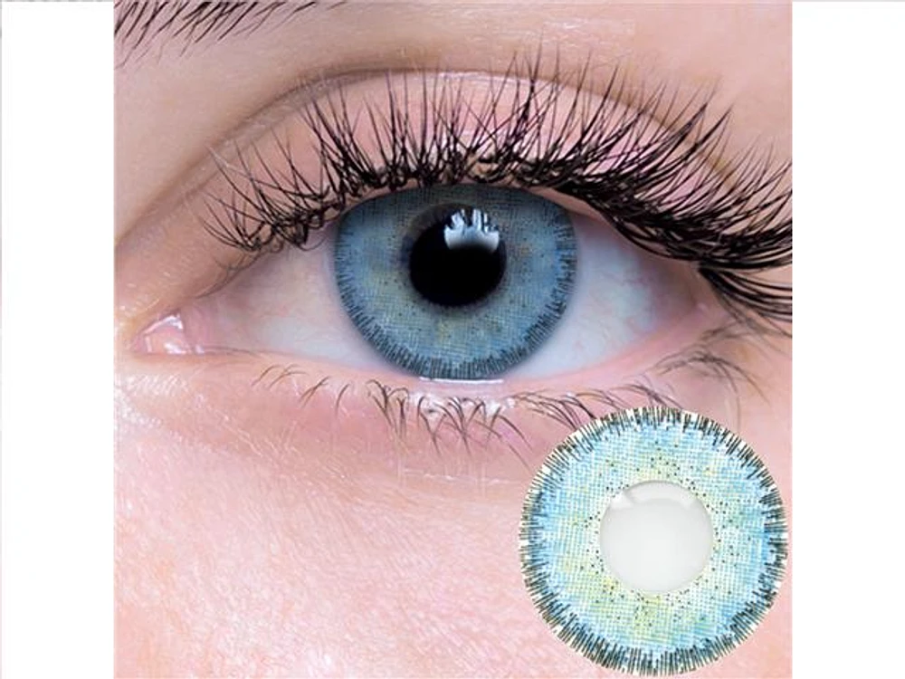 09.502 3 Tone Blue Contact Lenses