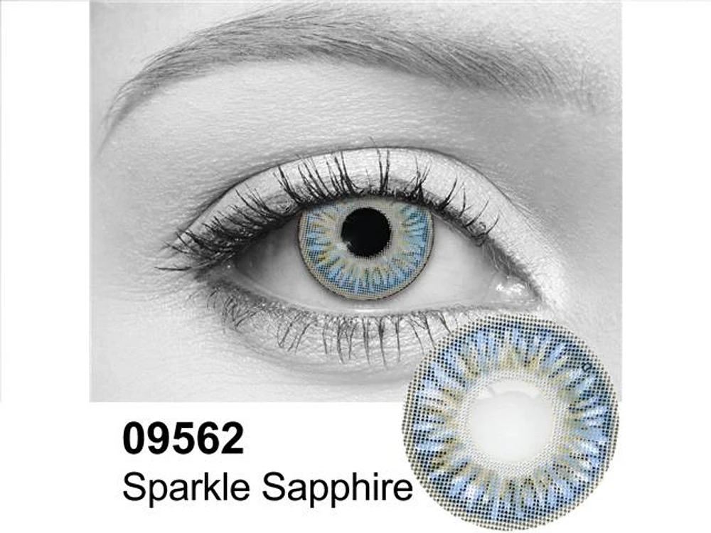 09.562 Sparkle Sapphire Contact Lenses