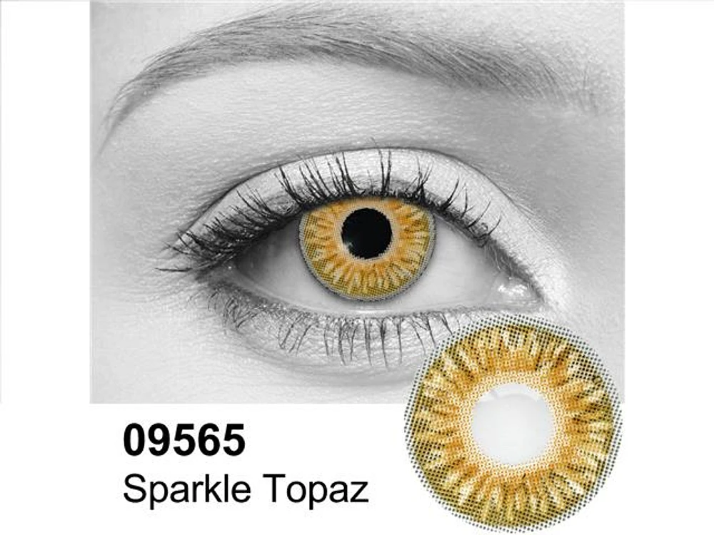 09.565 Sparkle Topaz Contact Lenses