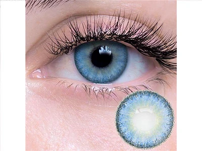 09.577 Glimmer Blue Contact Lenses