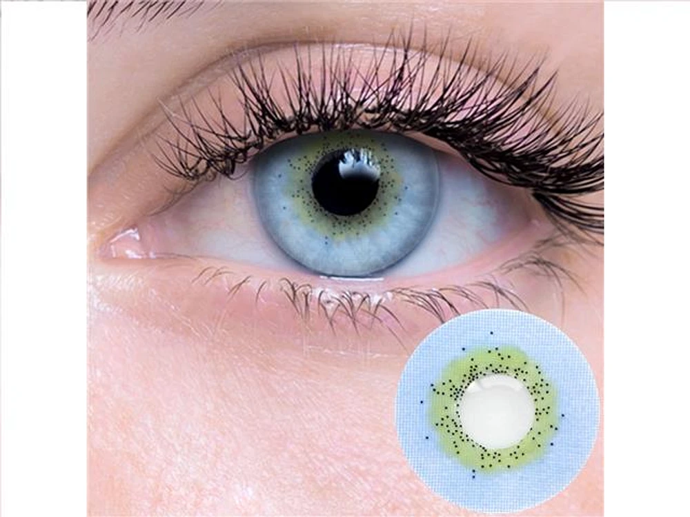 09.634 Silken Blue Contact Lens