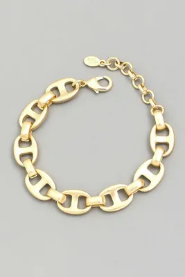 Dinna Gold Anchor Chain Bracelet