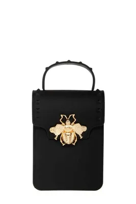 Stephany Gold Bee Decorated Rectangular Jelly Bag