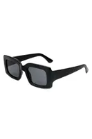 Koko Black Retro Square Vintage Sunglasses