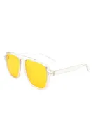 Buffy Yellow Retro Sunglasses