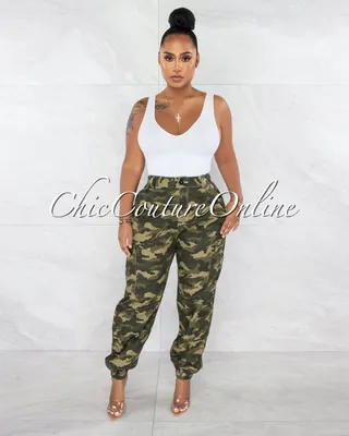 Colley Camo Cargo Jogger Pants