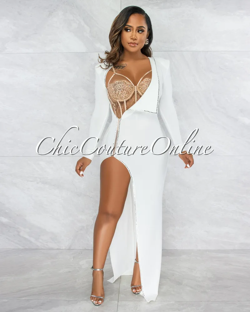 Buy White Sheer Bodysuit online