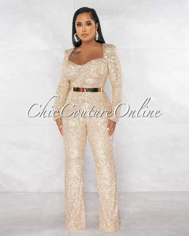 shimmer belted long sleeve bodysuit – RK Collections Boutique