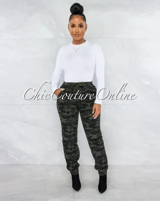 Montaine Camo Print Jogger Pants