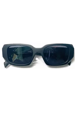 Kimberly Matte Black Sharp Geometric Sunglasses